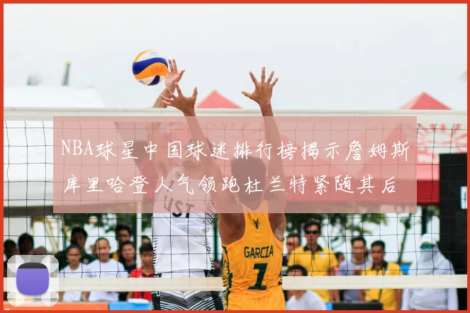 NBA球星中国球迷排行榜揭示詹姆斯库里哈登人气领跑杜兰特紧随其后